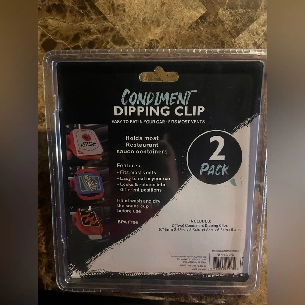 Condiment Dipping Cups For Car Air Vent